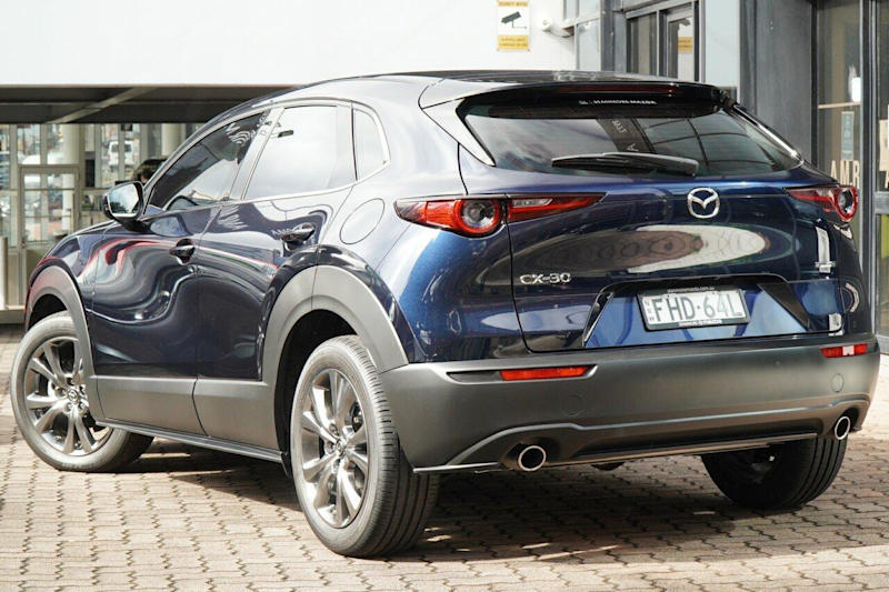 2024 Mazda CX-30 DM2WLA G25 SKYACTIV-Drive Astina Deep Crystal Blue 6 Speed Sports Automatic Wagon62935691768449112