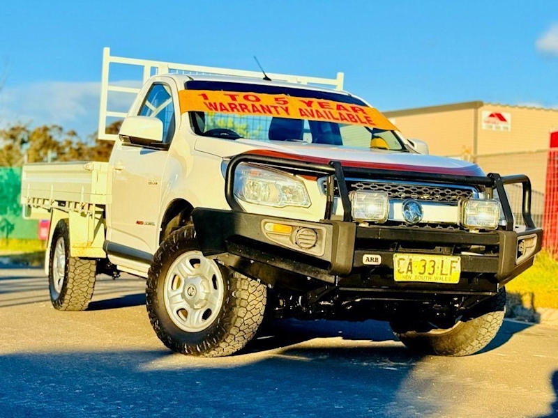 2014 Holden Colorado RG MY14 LX (4x4) White 6 Speed Automatic Cab Chassis62882730317443111