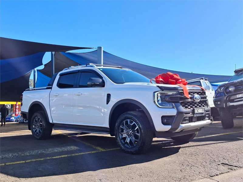 2022 Ford Ranger PY 2022MY Wildtrak FullTime 4WD DR White 10 Speed Sports Automatic Dual Cab629347069649941115