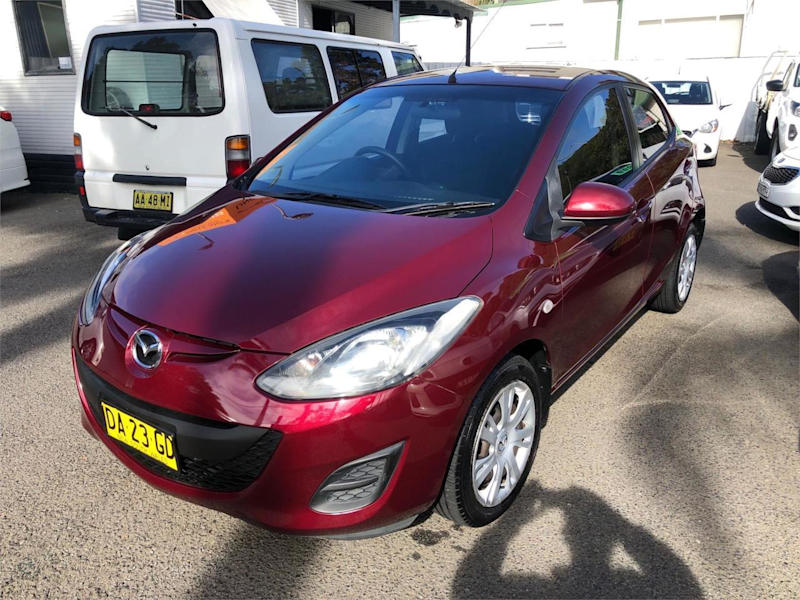 2011 Mazda 2 DE10Y1 MY11 Neo Red 5 Speed Manual Hatchback62932714725251113