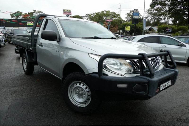 2015 Mitsubishi Triton MQ MY16 GLX Silver, Chrome 6 Speed Manual Cab Chassis62882768414083110