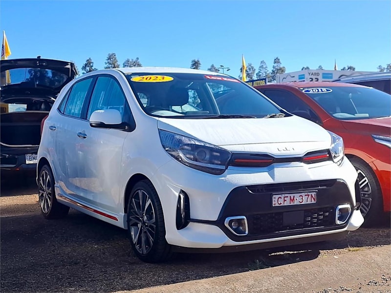 2023 Kia Picanto JA MY23 GT-Line (pe) White 4 Speed Automatic Hatchback629337042804491112