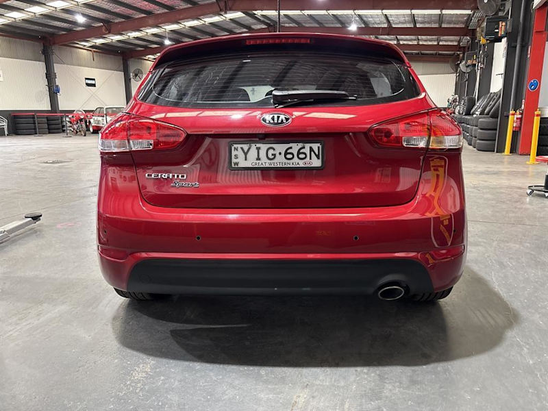 2018 Kia Cerato YD MY18 Sport Red 6 Speed Auto Seq Sportshift Hatchback62934704251779113