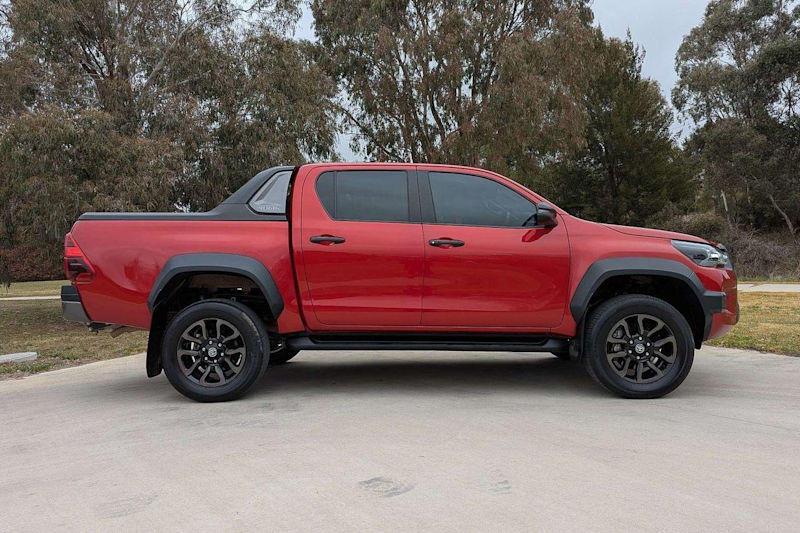 2022 Toyota Hilux GUN126R Rogue Double Cab Feverish Red 6 Speed Sports Automatic Utility62939537823619113