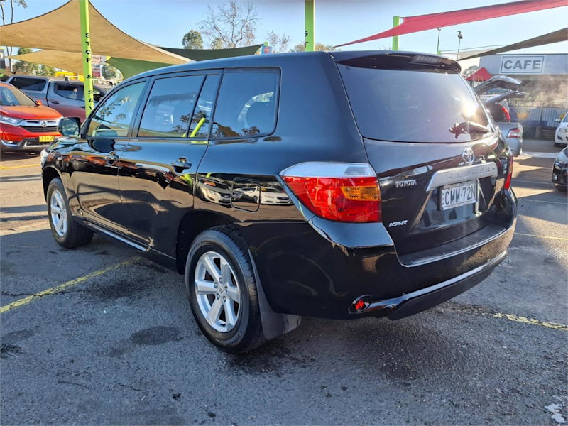 2009 Toyota Kluger GSU40R KX-R 2WD Black 5 Speed Sports Automatic Wagon62882767490562114