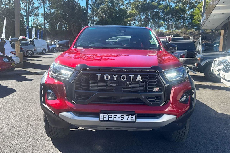 2024 Toyota Hilux GUN126R GR Sport Double Cab Feverish Red & Black Roof 6 Speed Sports Automatic62937625560833111