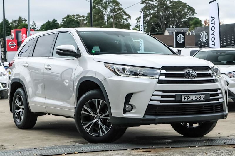 2019 Toyota Kluger GSU50R GX 2WD White 8 Speed Sports Automatic Wagon62933709646210110