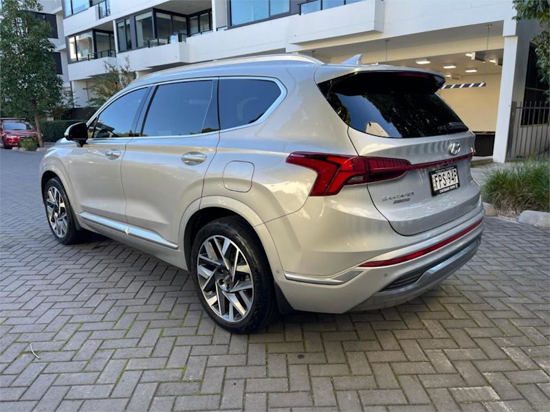 2020 Hyundai Santa Fe Tm.v3 MY21 Highlander CRDi (AWD) Silver, Chrome 8 Speed Auto Dual Clutch Wagon62934706918145114