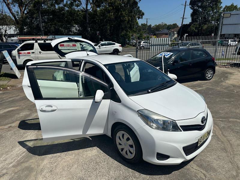 2012 Toyota Yaris YRS NCP131R White Automatic Hatchback62933706669825112
