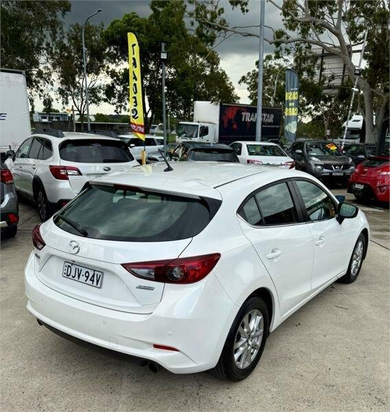 2016 Mazda 3 BN MY17 Maxx White 6 Speed Automatic Hatchback62882738964610112