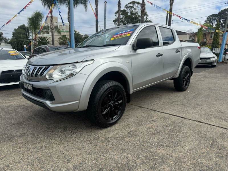 2016 Mitsubishi Triton MQ MY16 GLX Double Cab Silver, Chrome 5 Speed Sports Automatic Utility629337089844501128