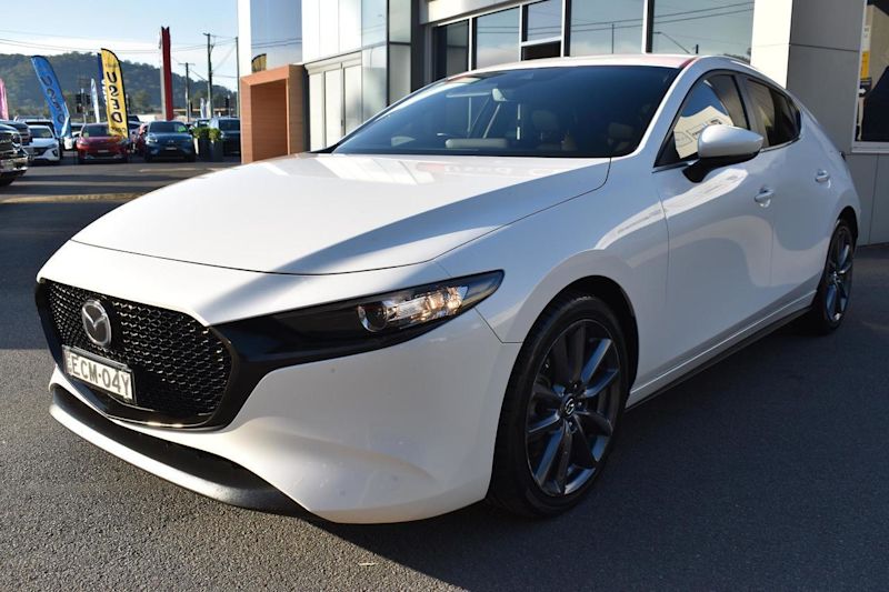 2019 Mazda 3 BP2H7A G20 SKYACTIV-Drive Evolve White 6 Speed Sports Automatic Hatchback62935682301699112