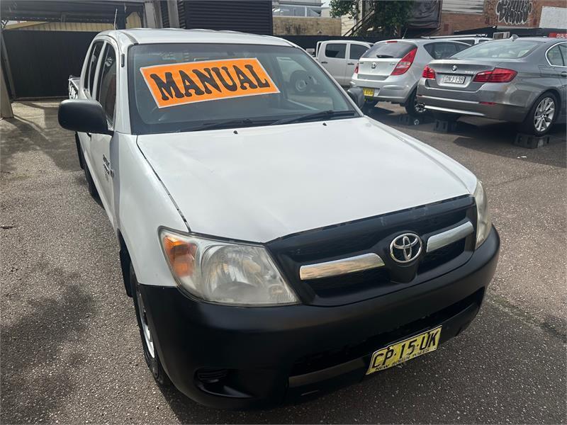 2007 Toyota Hilux TGN16R 06 Upgrade Workmate White 5 Speed Manual Dual Cab Pick-up62882737389827111
