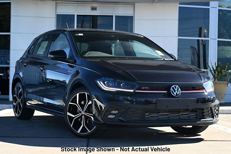2025 Volkswagen Polo AE MY25 GTI DSG Deep Black Pearl Effect 6 Speed Sports Automatic Dual Clutch62933714316801110