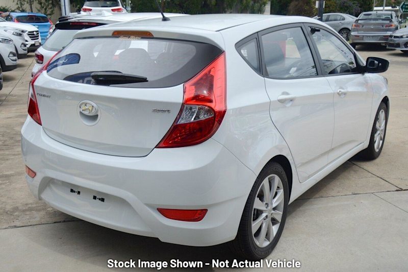 2017 Hyundai Accent RB6 MY18 Sport White 6 Speed Sports Automatic Hatchback62935691040258112