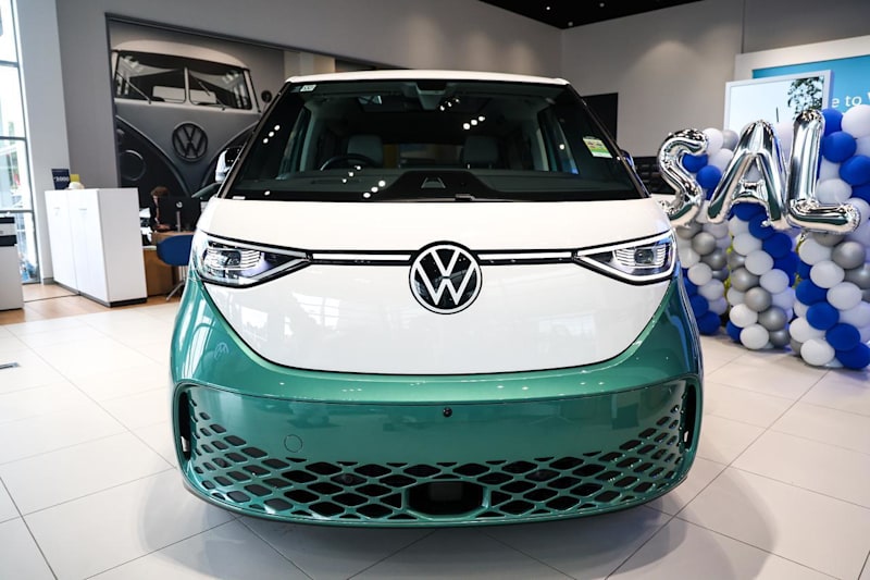 2025 Volkswagen ID. Buzz EB MY25 Pro LWB BEV560 Candy White/bay Leaf Green 1 Speed Automatic62882736997634113