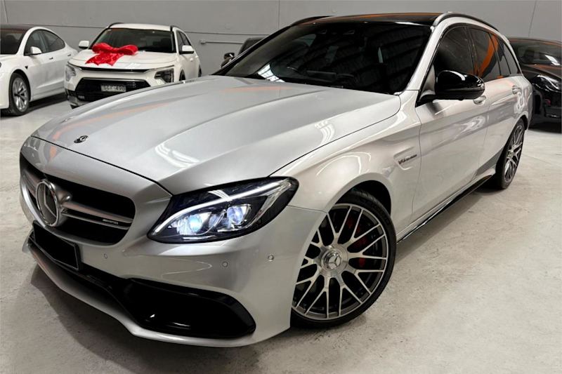 2018 Mercedes-Benz C-Class S205 809MY C63 AMG Estate SPEEDSHIFT MCT S Silver, Chrome 9 Speed62936662408706111