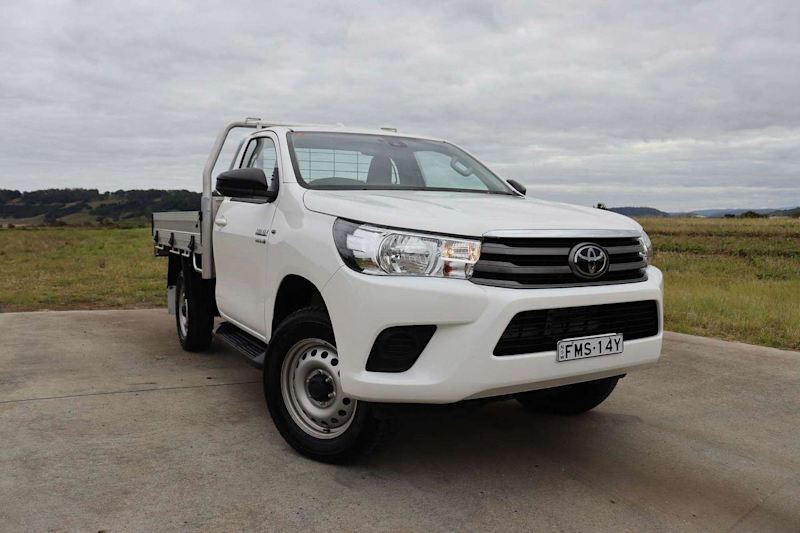 2024 Toyota Hilux GUN126R SR Glacier White Automatic Cab Chassis62940490421761111