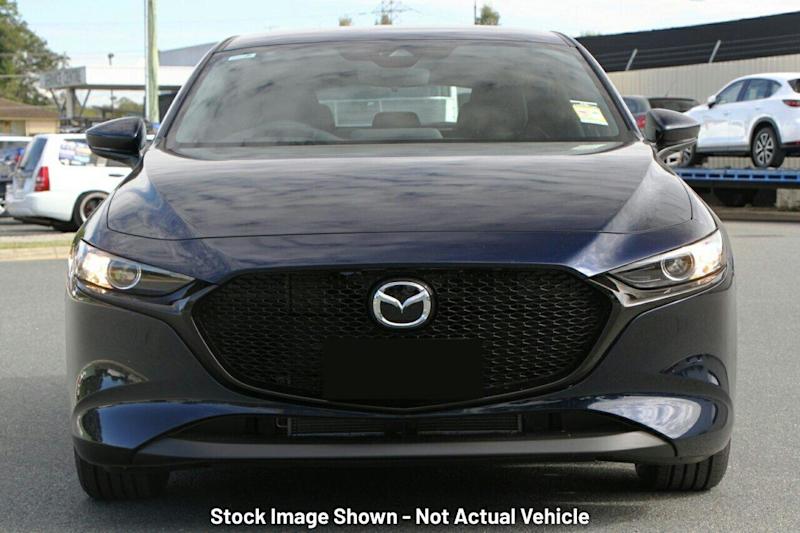 2025 Mazda 3 BP2H7A G20 SKYACTIV-Drive Pure Deep Crystal Blue 6 Speed Sports Automatic Hatchback62882729106819113