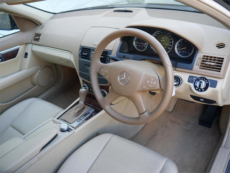 2008 Mercedes-Benz C200 W204 Kompressor Elegance Obsidian Black 5 Speed Automatic Tipshift Sedan62938584191235113
