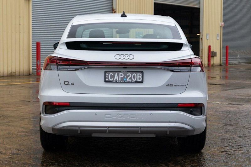 2025 Audi Q4 E-Tron F4 MY25 45 Sportback White 1 Speed Reduction Gear Wagon62882727175042112