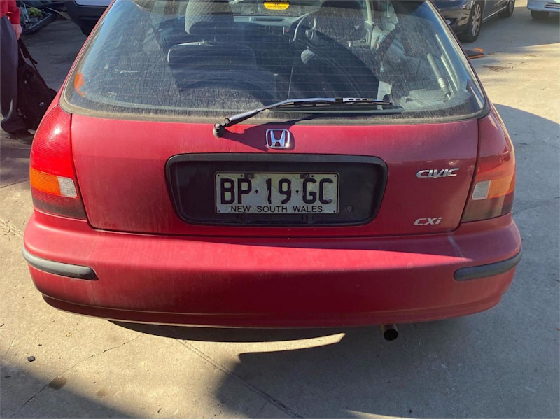 1997 Honda Civic CXi Red 4 Speed Automatic Hatchback63437622630403114