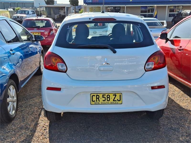 2017 Mitsubishi Mirage LA MY18 ES White Continuous Variable Hatchback62932715603202114