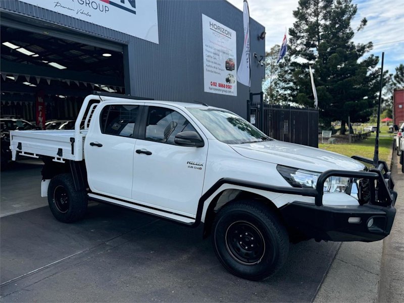 2018 Toyota Hilux GUN126R MY19 SR (4x4) White 6 Speed Automatic Double Cab Chassis62882737662722114