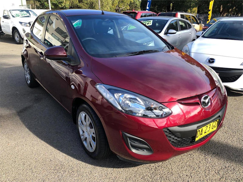 2011 Mazda 2 DE10Y1 MY11 Neo Red 5 Speed Manual Hatchback62932714725251110