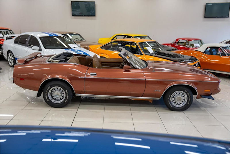 1973 Ford Mustang Brown 3 Speed Automatic Convertible62935690922498111