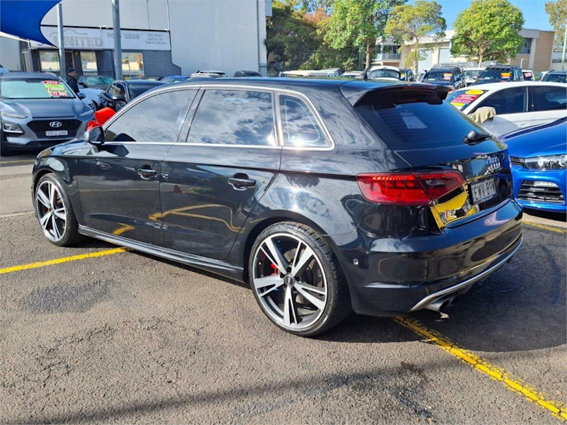2016 Audi S3 8V MY16 Sportback S Tronic Quattro Black 6 Speed Sports Automatic Dual Clutch Hatchback62939538178562114