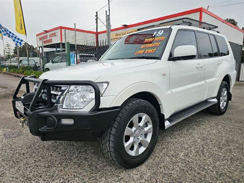 2018 Mitsubishi Pajero NX MY18 GLX LWB (4x4) White 5 Speed Auto Sports Mode Wagon62882771125250110