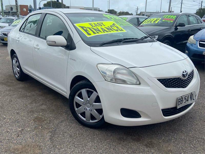 2009 Toyota Yaris NCP93R 08 Upgrade YRS White 4 Speed Automatic Sedan62882734814723110