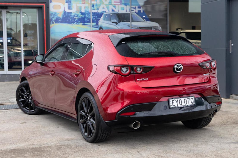 2023 Mazda 3 BP2HHA X20 SKYACTIV-Drive Astina Red 6 Speed Sports Automatic Hatchback62934703512961111