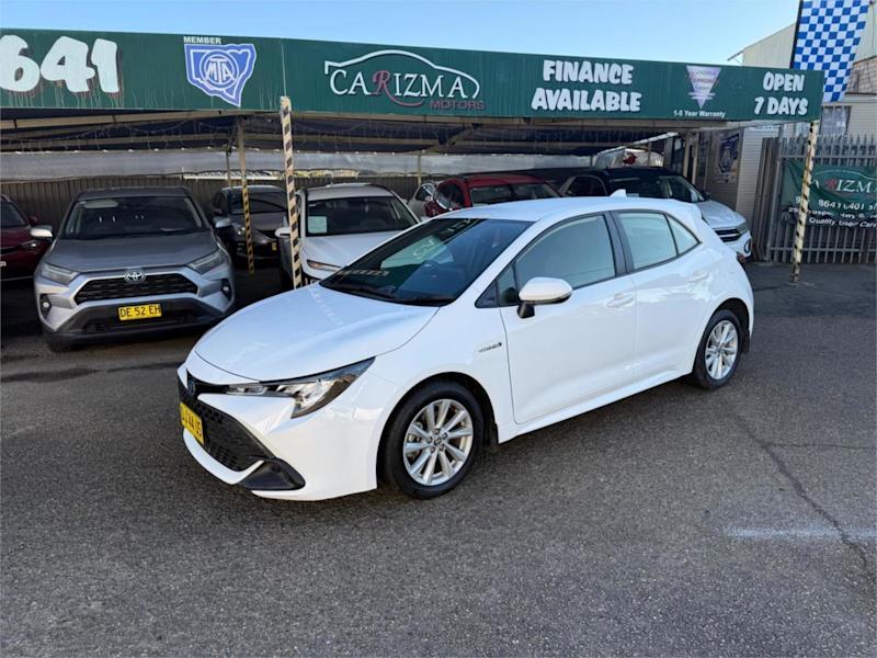 2023 Toyota Corolla ZWE219R Ascent Sport Hybrid White Continuous Variable Hatchback62933709264129113