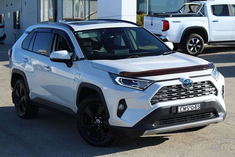 2021 Toyota RAV4 Axah54R Cruiser eFour Crystal Pearl 6 Speed Constant Variable Wagon Hybrid629356802296331112