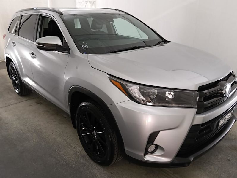 2019 Toyota Kluger GSU50R Black Edition 2WD Silver 8 Speed Sports Automatic Wagon62882737750401111
