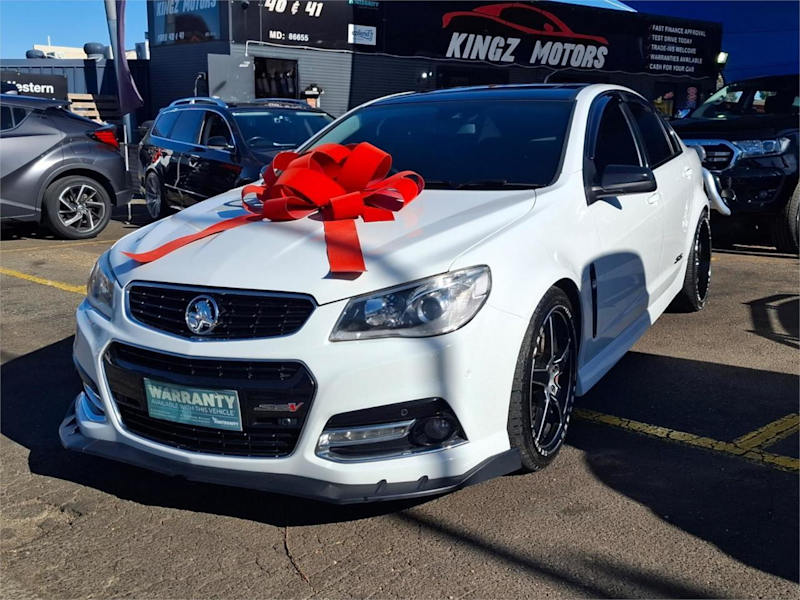 2014 Holden Commodore VF MY15 SS V Redline White 6 Speed Manual Sedan62882767596163112