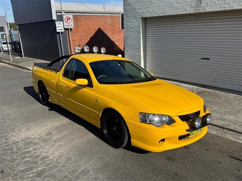 2004 Ford Falcon BA MkII XR8 Yellow 6 Speed Manual Utility62935692299266110