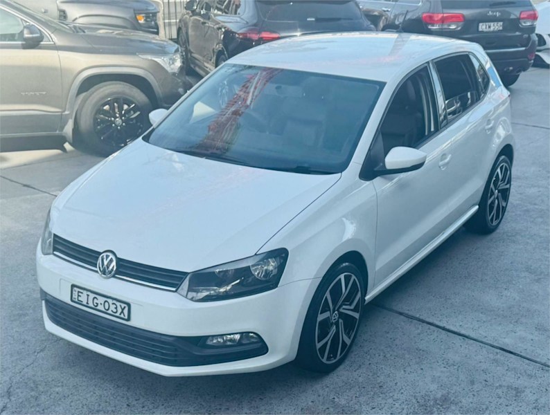 2016 Volkswagen Polo 6R MY16 66TSI DSG Trendline White 7 Speed Sports Automatic Dual Clutch62933709685761110