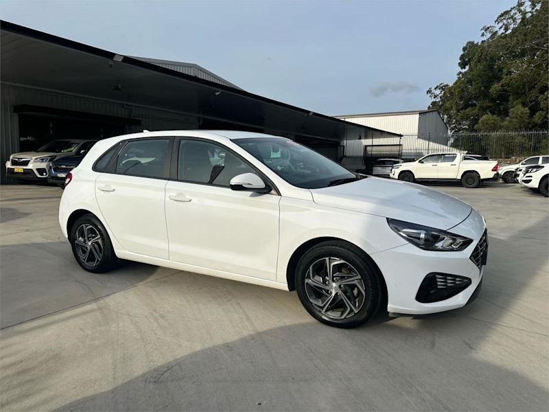 2021 Hyundai i30 PD.V4 MY21 White 6 Speed Automatic Hatchback62937623375874111