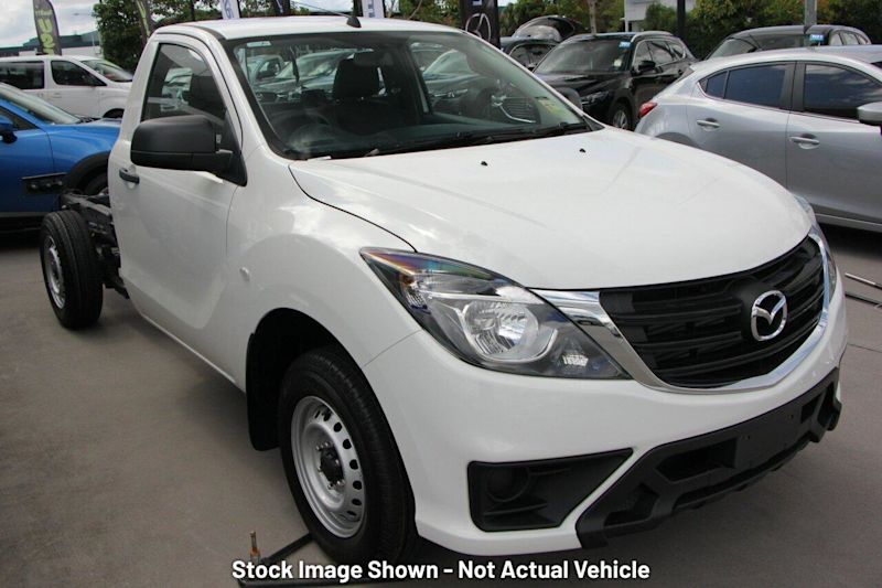 2019 Mazda BT-50 XT (4x2) (5Yr) White 6 Speed Manual Cab Chassis62935688632321110