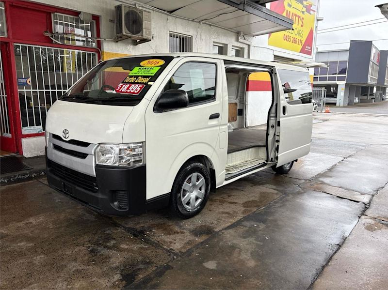 2016 Toyota HiAce KDH201R MY15 LWB White 5 Speed Manual Van62937625906307112