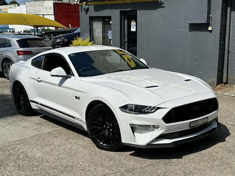 2019 Ford Mustang FN Fastback GT 5.0 V8 White 10 Speed Automatic Coupe62932712088963114