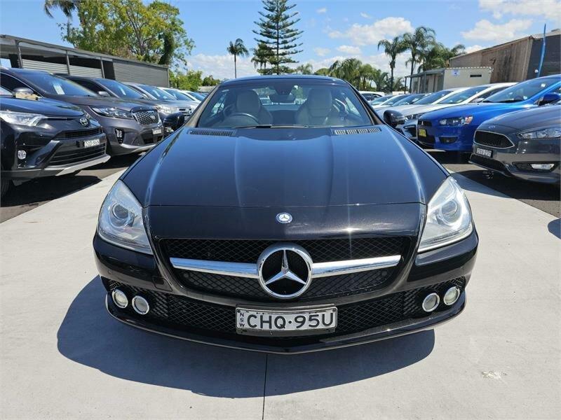 2012 Mercedes-Benz SLK-Class R172 SLK200 BlueEFFICIENCY 7G-Tronic + Black 7 Speed Sports Automatic62936662548609111