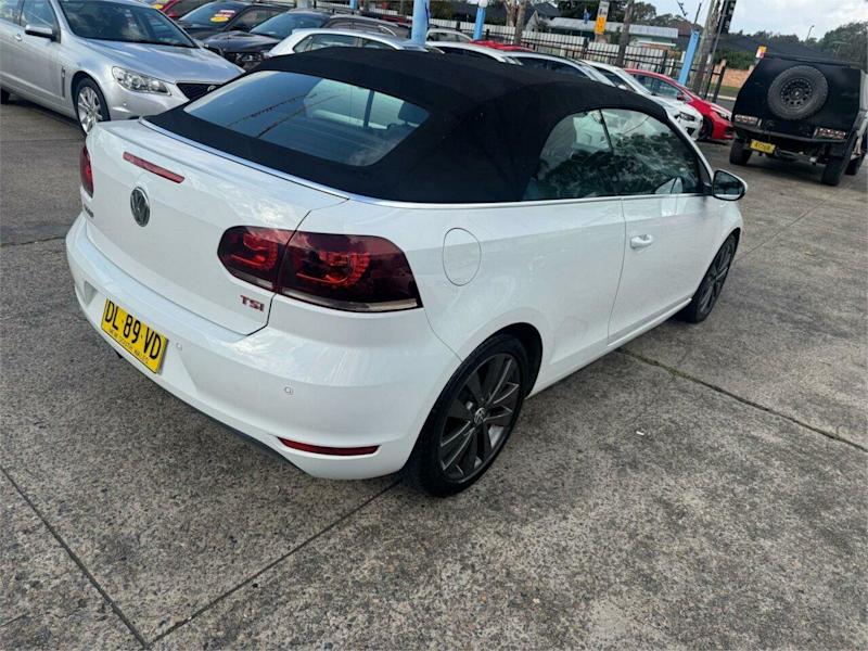 2012 Volkswagen Golf VI MY13 118TSI DSG White 7 Speed Sports Automatic Dual Clutch Cabriolet62935690117505113