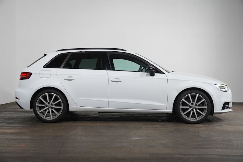 2018 Audi A3 8V MY18 2.0 TFSI Sportback Black Edit White 7 Speed Auto S-Tronic Hatchback62934707654913113