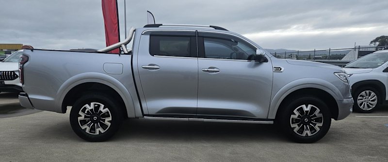 2023 GWM Ute Cannon-X (4x4) Silver, Chrome 8 Speed Automatic Dual Cab Utility62935686450563114