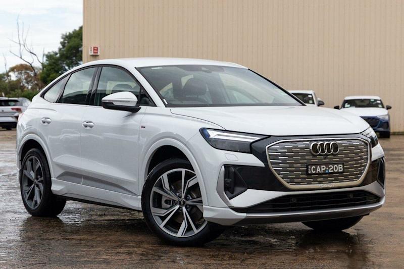 2025 Audi Q4 E-Tron F4 MY25 45 Sportback White 1 Speed Reduction Gear Wagon628827271750421122