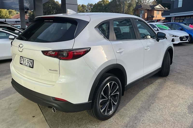 2025 Mazda CX-5 KF4WLA G25 SKYACTIV-Drive i-ACTIV AWD Touring Rhodium White 6 Speed Sports Automatic62882731203457113
